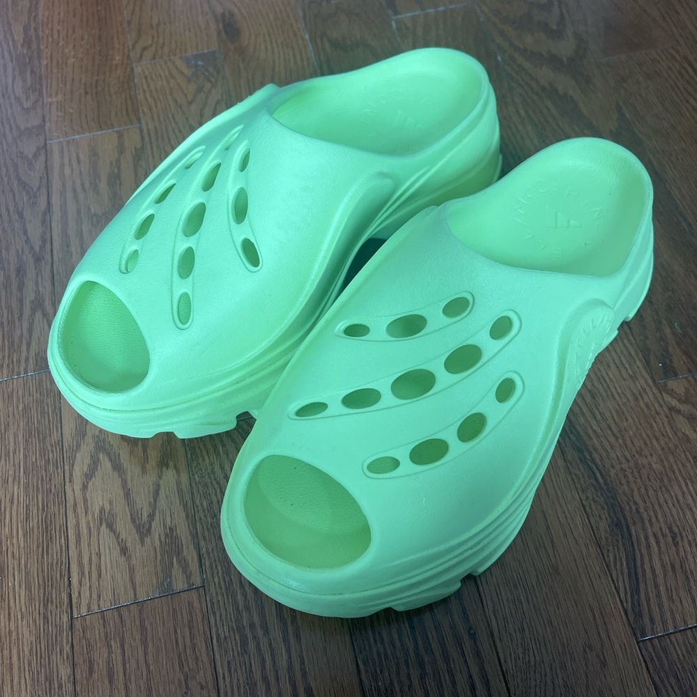 Adidas by Stella McCartney Lime Green Sandals